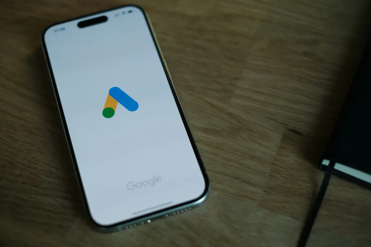 Interface Google ADS sur mobile