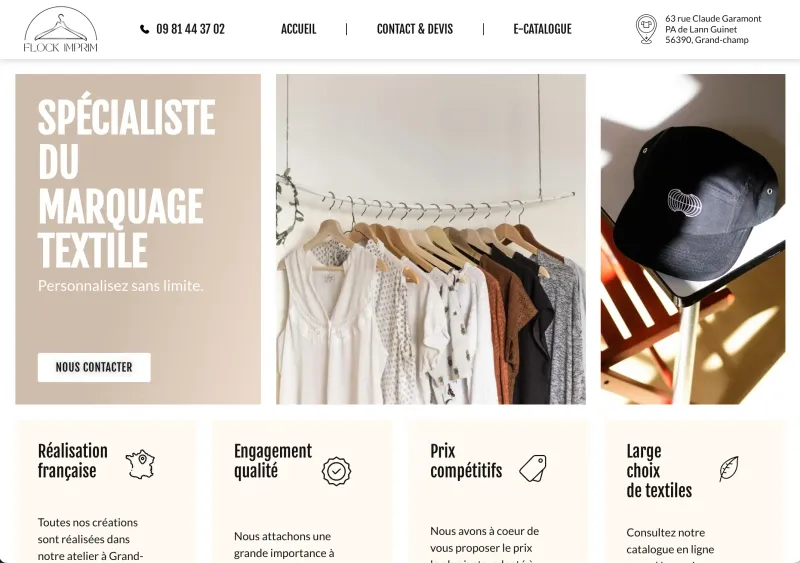 site internet flocage